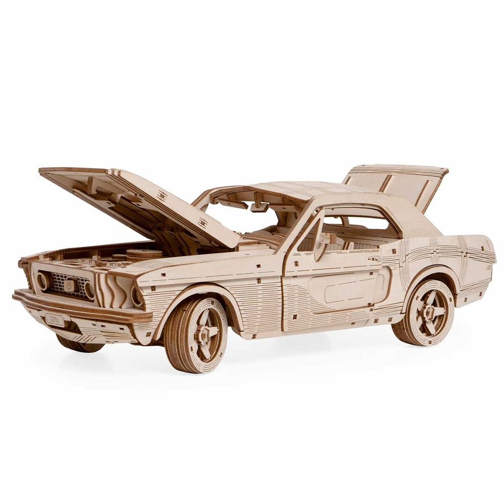 Деревянный конструктор Черная Кобра (Lemmo)