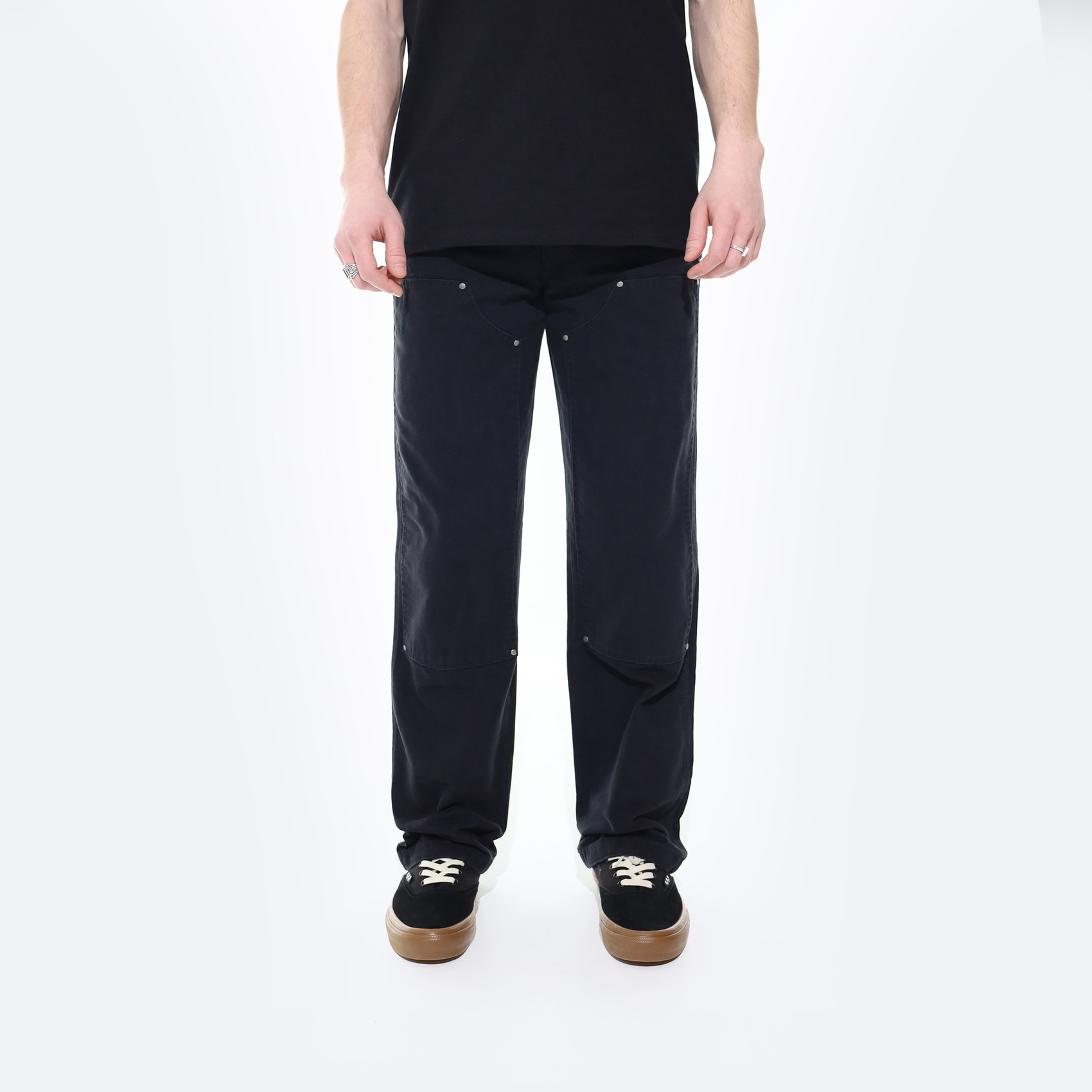 Брюки Dickies Skateboarding Double Front Duck Pants (stonewashed black) артикул: - купить в магазине Дайс