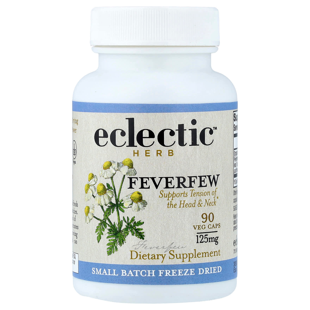 Eclectic Herb, пиретрум, 125 мг, 90 вегетарианских капсул