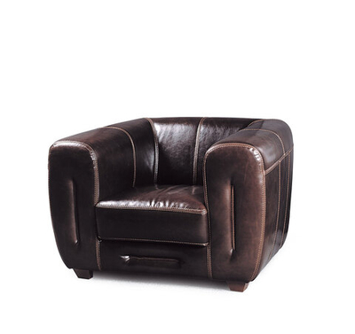 MONZA Кресло кожа КОРИЧНЕВЫЙ