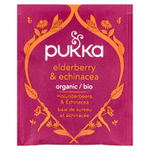 Pukka Herbs, Органический травяной чай, бузина и эхинацея, без кофеина, 20 пакетиков, 40 г (1,41 унции)