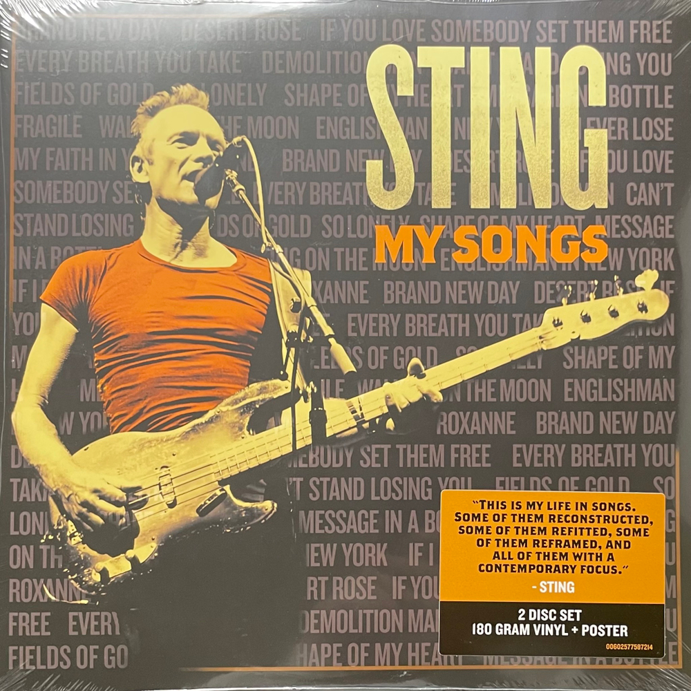 Sting ‎– My Songs 2LP (Европа 2019г.)
