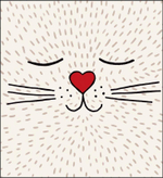 Открытка 121*130мм. "Кот" (АртДизайн)