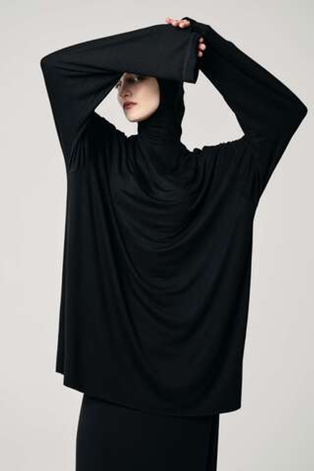 Лонгслив база черный