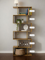 Стеллаж 72х24х174, Онтарион, 6 полок, напольный, в детскую ванную, для игрушек книг цветов, цвет дуб онтарио, Dipriz