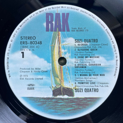 Винтажная виниловая пластинка LP Suzi Quatro 48 Crash (Япония 1975) (Без Оби)