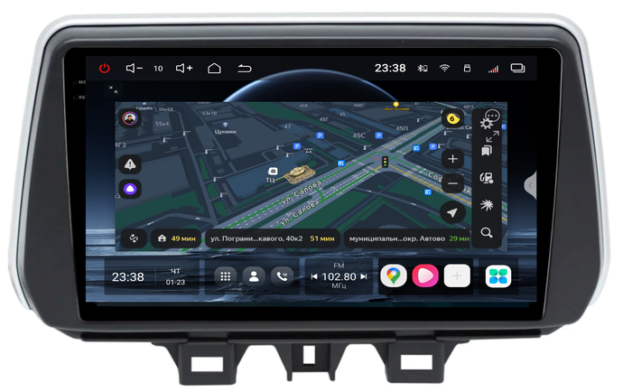 Магнитола для Hyundai Tucson 2018-2021 - Redpower 85247 PRO/PROmax ТОП звук, 2K QLED, Android 14, Быстрейшая, CarPlay, 4G SIM-слот