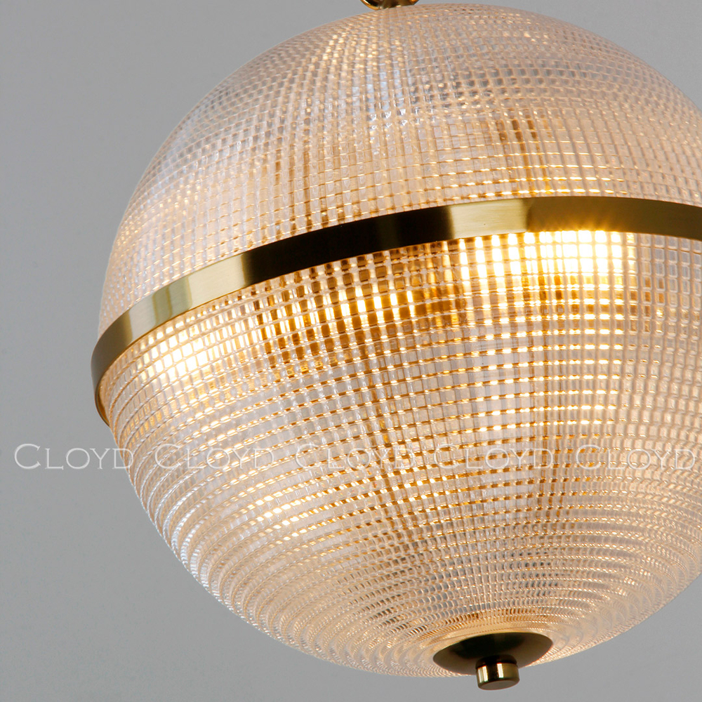 Подвесной светильник Cloyd BEHAIM P3 / Ø30 см - латунь (арт.11693)