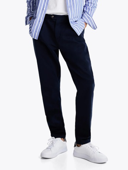Чиносы мужские TOMMY HILFIGER HARLEM 1 PLT FINE ST