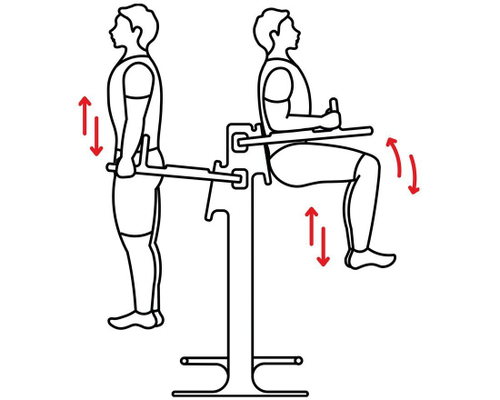 Уличный тренажер Брусья УТ-11