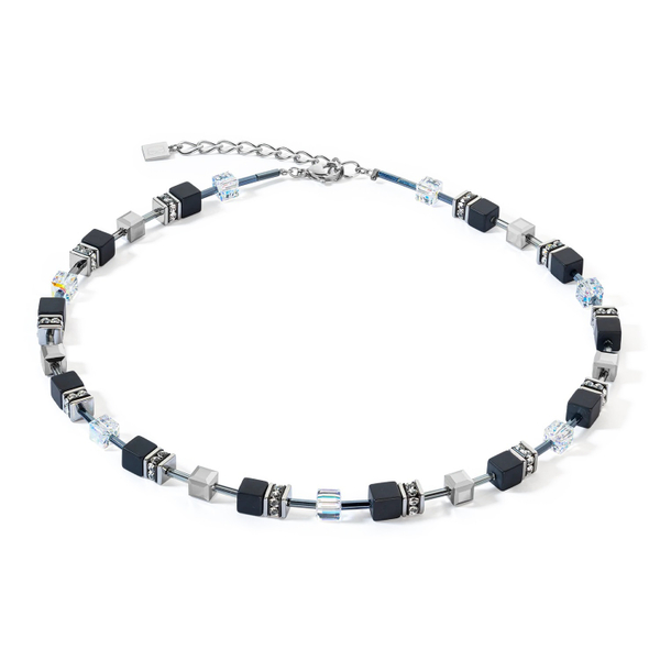 Колье Coeur de Lion Black-Crystal 4018/10-1318