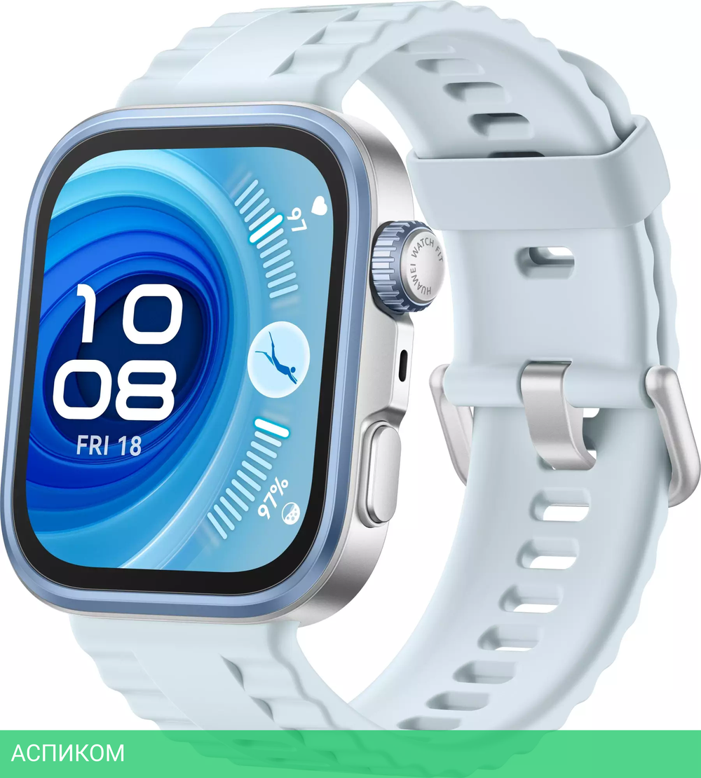 Умные часы Huawei Watch Fit 4 Pro SYA-B29 Blue Fluoroelastomer Strap (55020FAH)