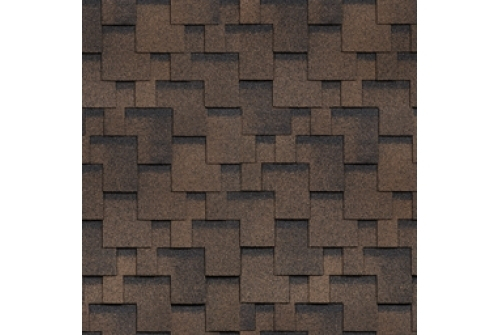 ЧЕРЕПИЦА ГИБКАЯ ТЕХНОНИКОЛЬ ФИНСКАЯ АККОРД КОРИЧНЕВЫЙ 3м2