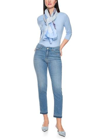 Marc Cain Джинсы скинни с винтажной обработкой по низу