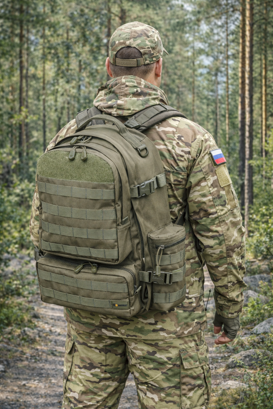 Рюкзак штурмовой Gongtex 37 л Олива Cordura