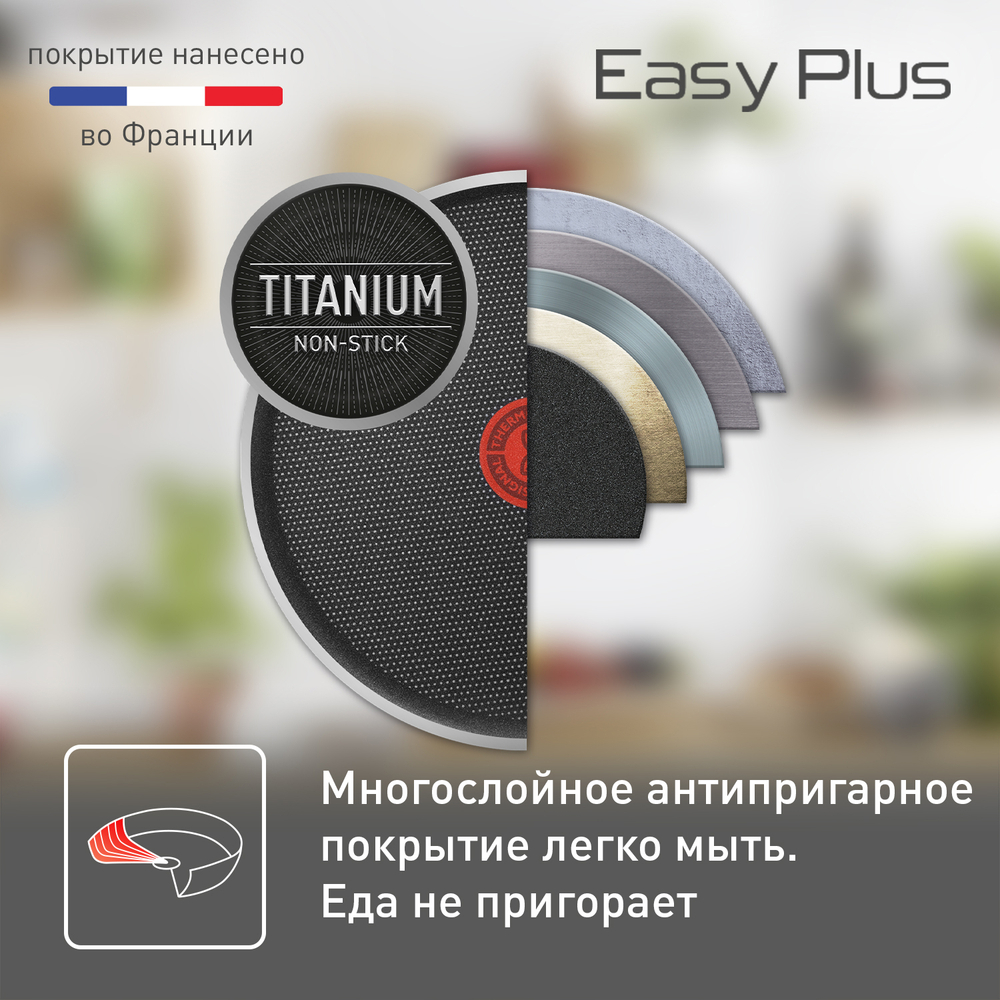 Сковорода Tefal Easy Plus 22 см 04237122