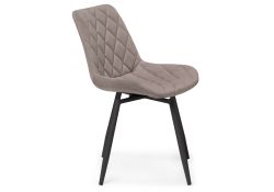 Стул на металлокаркасе Баодин К Б/К крутящийся латте / черный