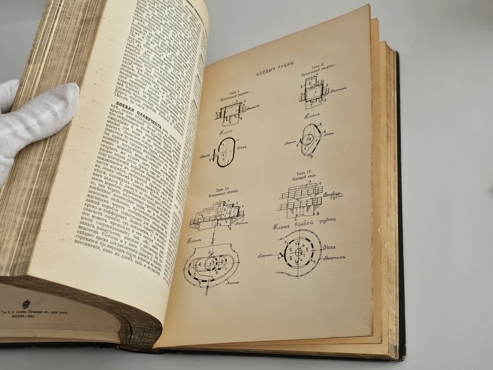 "Военная энциклопедия. Том IV от («Б (Blanc) порох» до «Бомба»)". 1911г. - раритет