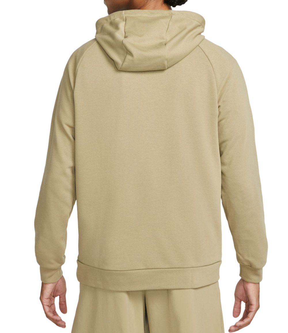 Мужская теннисная кофта Nike Dri-Fit Hoodie PO Swoosh - natural olive/sequoia