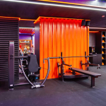 A3146 Скамья-стойка домкратная для жима лежа со страховочными упорами