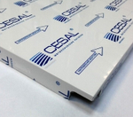 Потолок кассетный Cesal К90 Мозаика белая 051D объемный 300х300 мм