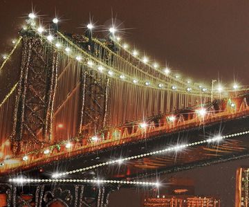Картина на стекле Бруклинский мост