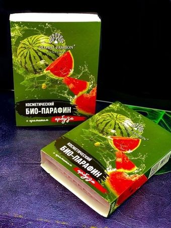 Косметический био-парафин с ароматом арбуза, 500 мл.