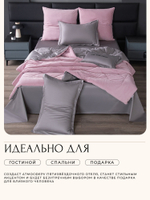 Комплект постельного белья на резинке Сатин Velvet Premium с Одеялом VPR001