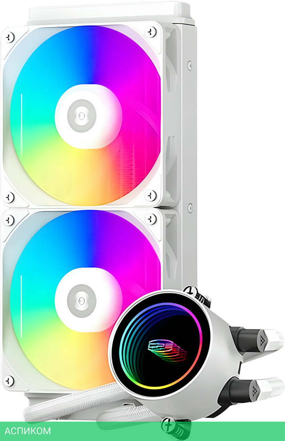 Система жидкостного охлаждения для процессора PCCooler DA240 ARGB WH белый (DA240-WHAWXX-GL)