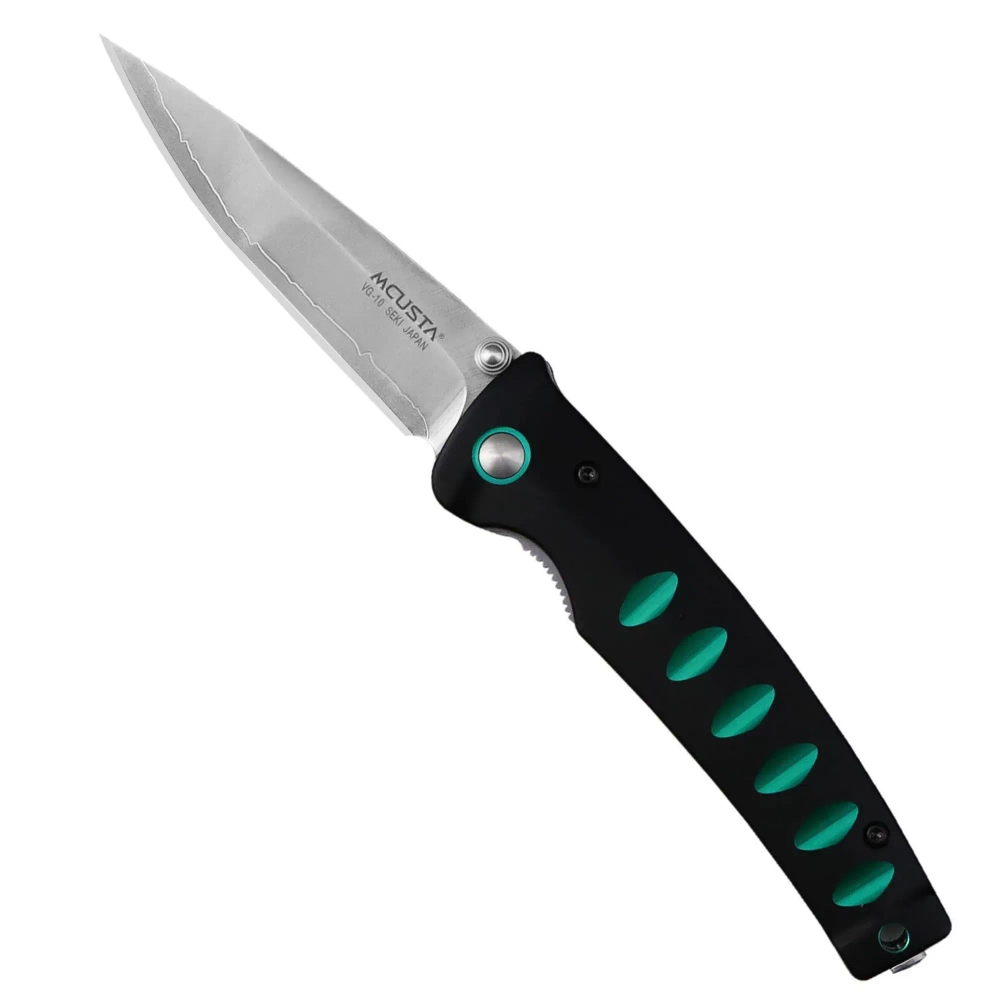 Mcusta Складной нож Katana 8,5 см черный/зеленый