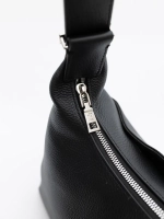 Сумка через плечо багет натуральная кожа