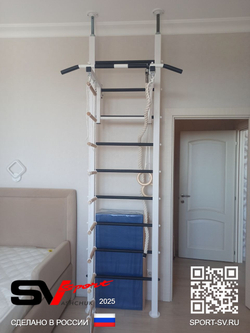 Монтаж шведской стенки Sv Sport враспор