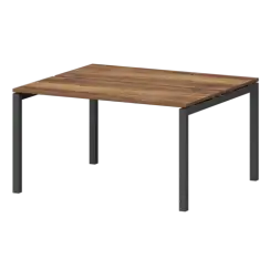 Бенч двойной на металлокаркасе СМС2-П-16К.120.Пр50  1600x1236x750 Смарт