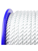 Канат полиамидный Петроканат ПАТ 6,0 мм, тест 750 кг, 250 м, белый, евробобина