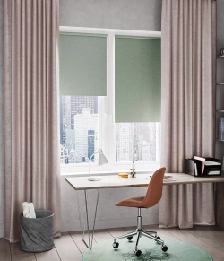 Рулонные шторы Бостон Шалфей