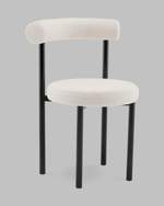 Стул обеденный Флорео букле молочный