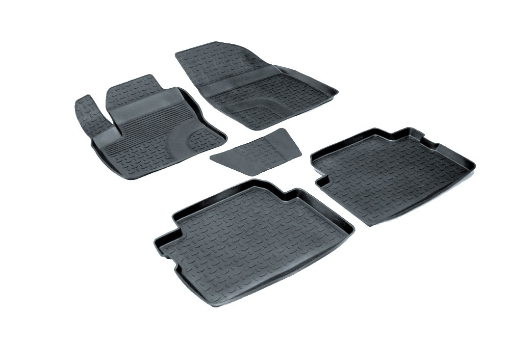 Резиновые коврики с высоким бортом для Ford Kuga II 2012-2016, Seintex.01320