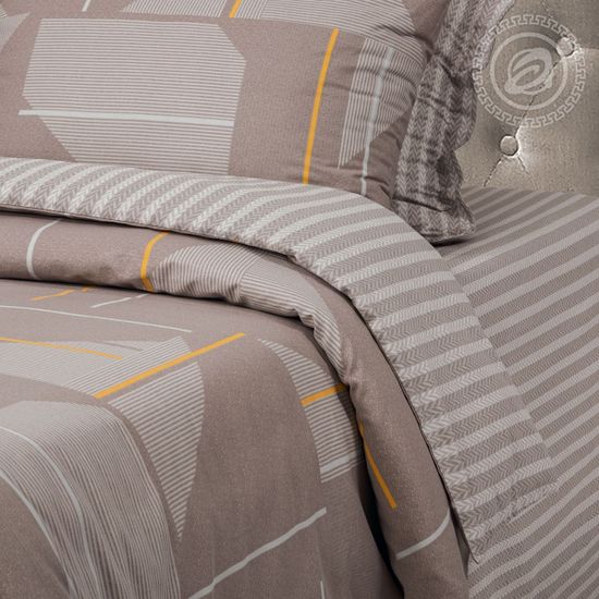 Евро комплект постельного белья Илария сатин