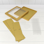 Коробка сборная 30х30х10 см (Золотой)