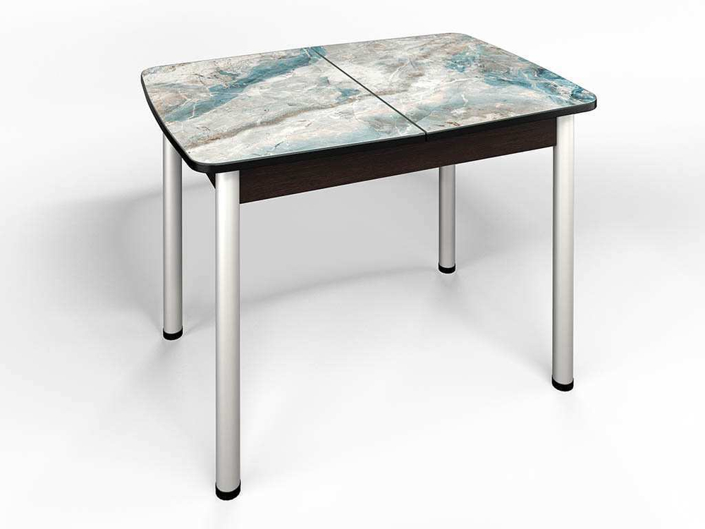 Стол СМ-7 Флорида ноги окрас круглый венге/серебро