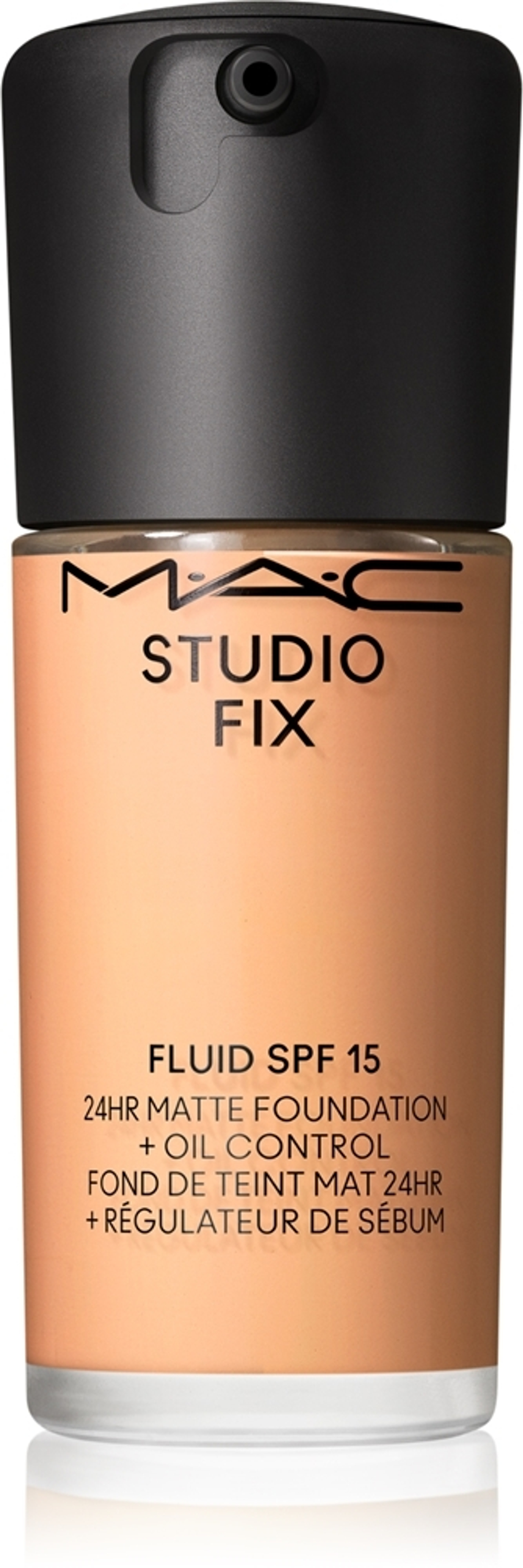 MAC Cosmetics Studio Fix Fluid SPF 15 24HR Matte Foundation + Oil Control - Матирующая тональная основа SPF 15, 30 ml