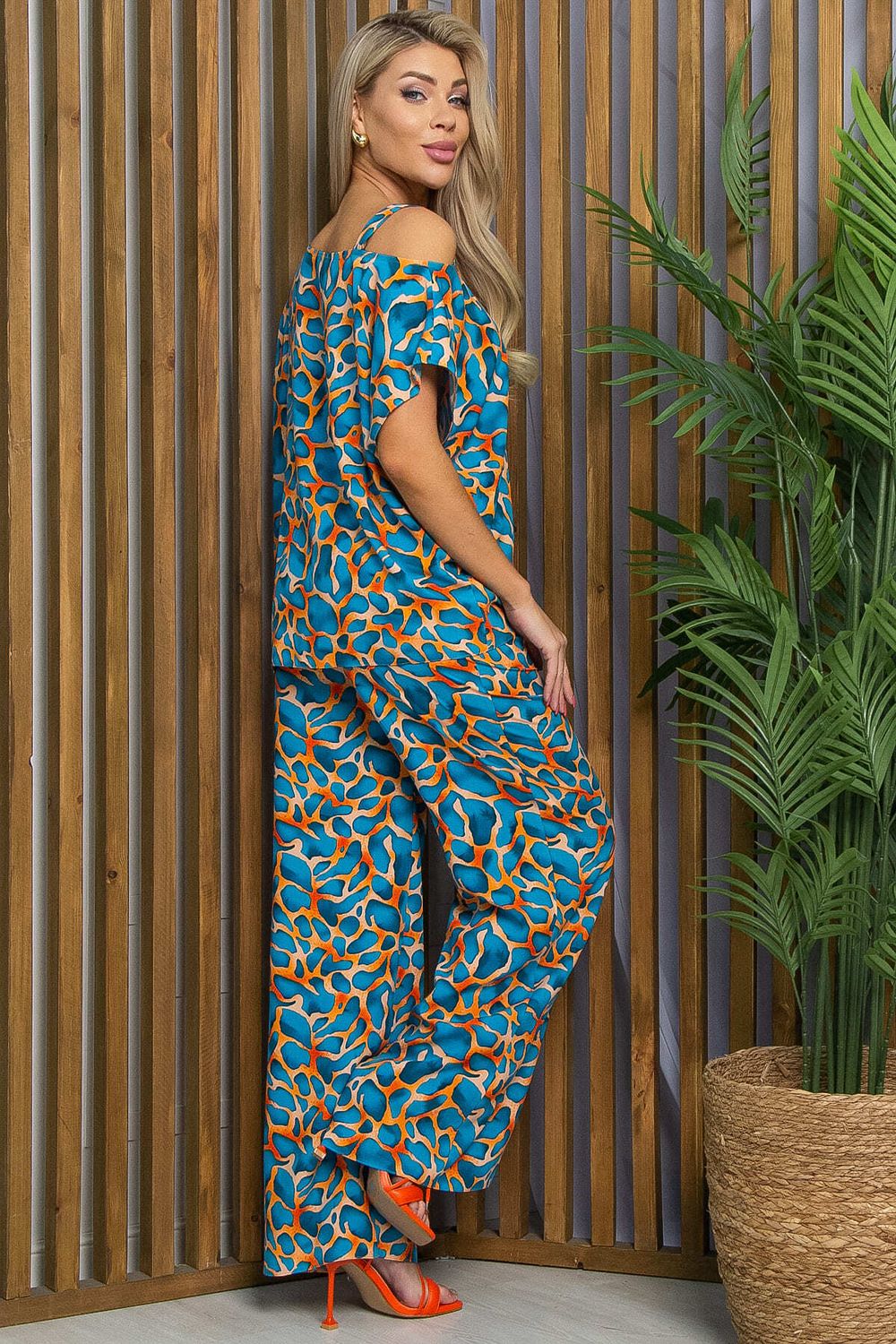 Костюм Асвари (голубо-оранжевый) К13457-5М LT Collection