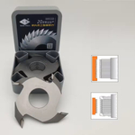 Насадная фреза веерная для шипового сращивания древесины заплечик XIAN FENG 160x50x10x4T grey