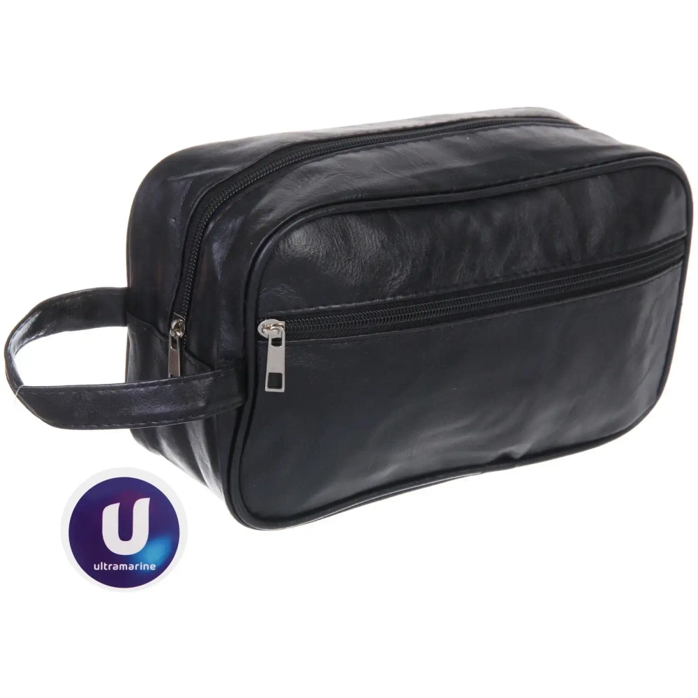 Несессер мужской «ФРАТЕЛЛИ», классика, цвет черный, 25*15*9см (лейбл Ultramarin)