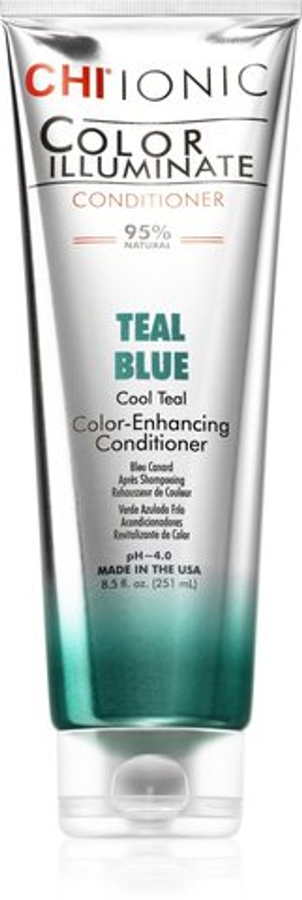 CHI Color Illuminate - тонирующий кондиционер для натуральных и окрашенных волос /  Teal Blue 251  ml  / GTIN 633911818763