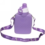 Фляжка силиконовая 700мл «Турист» с карабином