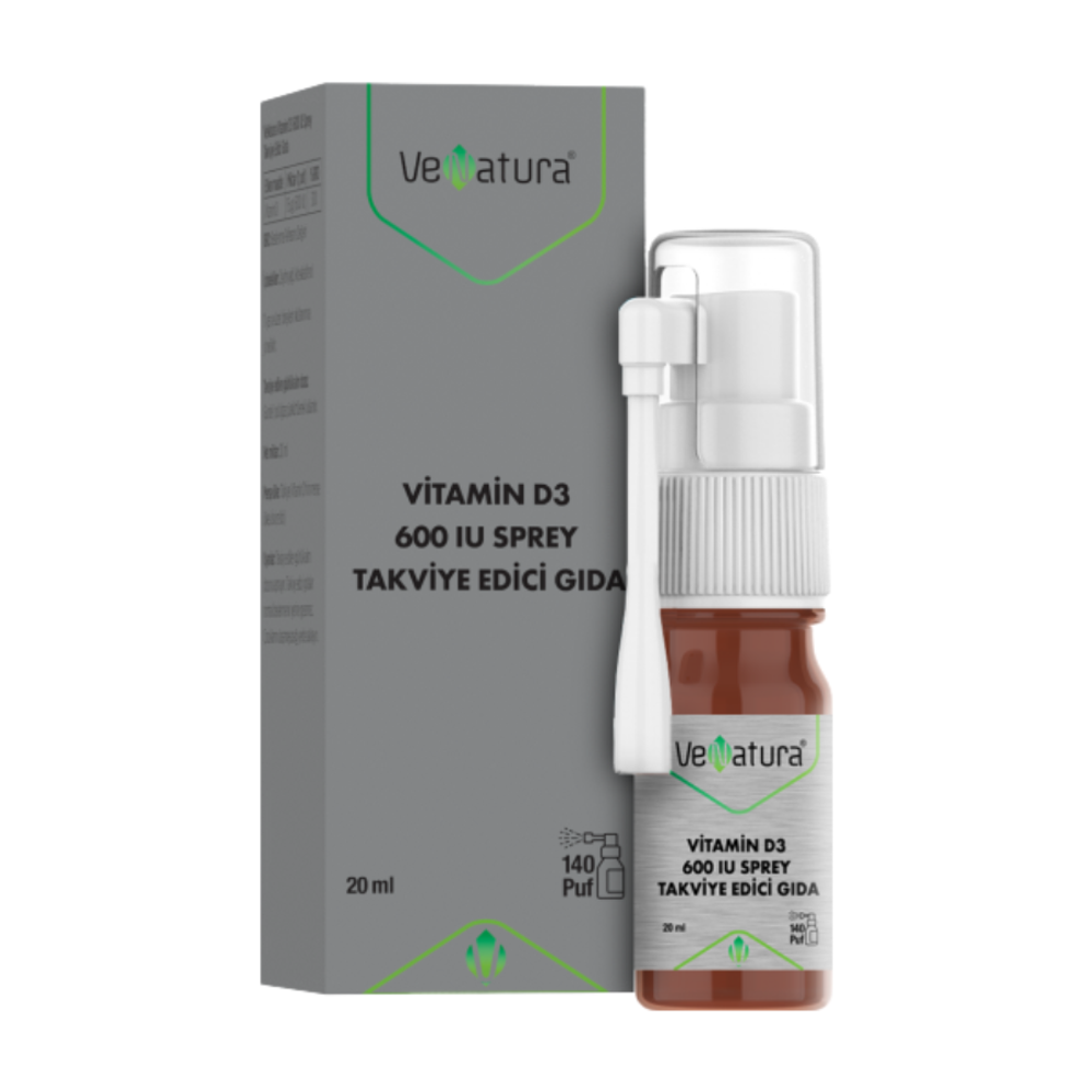 Витамин D3 600 МЕ спрей 20мл (VeNatura)