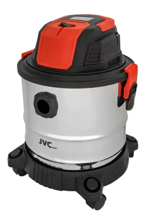 Пылесос строительный JVC JH-VB220, металлический бак 20 л, сухая уборка, сбор жидкостей, функция выдувания, 1300 Вт