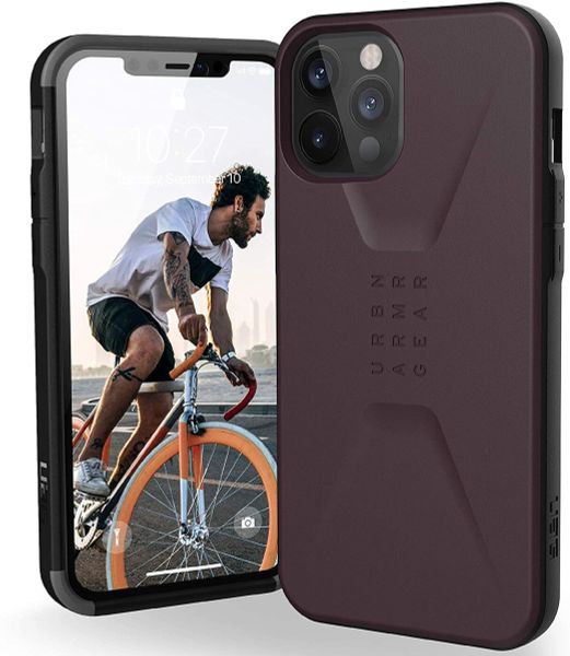 Чехол Uag Civilian для iPhone 12/12 Pro 6.1" баклажан (Eggplant) 11235D114949