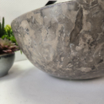 Раковина из мрамора Bowl Grey Tin Lip BM-62988 40*40*17 53